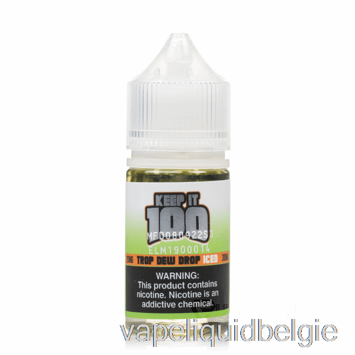 Vape België Ijskoude Trop Dauwdruppel - Bewaar Het 100 Zouten - 30ml 30mg